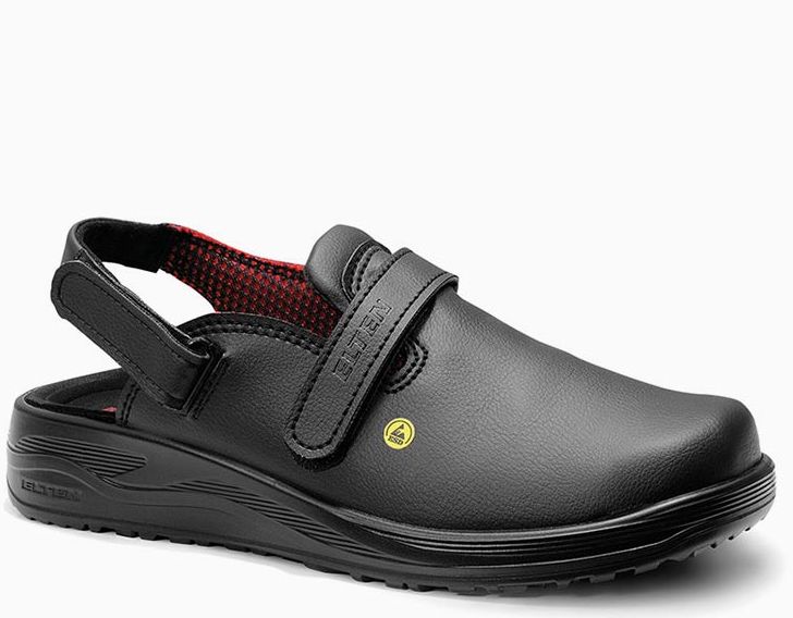 74430-01_ELTEN_grey Elten Mia black 74430 ladies clogs ESD SB