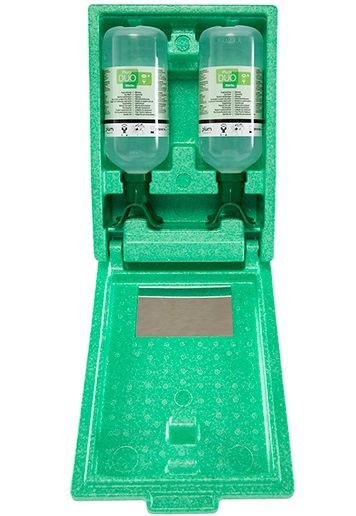 Plum 4816 Eye wash station DUO in wall box with 2 x 1000 ml eye wash DUO