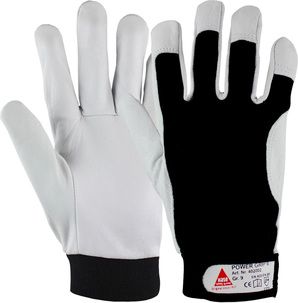 Hase 402002 POWER GRIP II goat nappa leather protective gloves