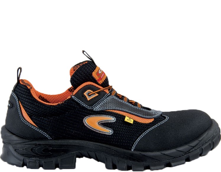 COFRA Halbschuhe AEGIR S1 P ESD SRC schwarz-orange
