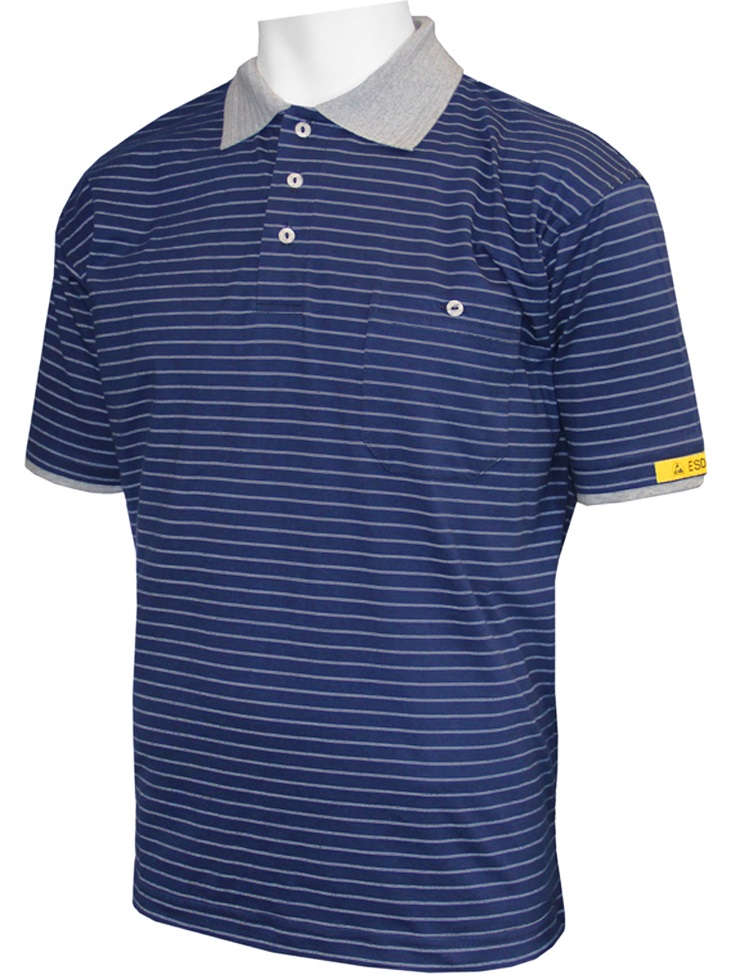 HB CONDUCTEX Cotton Knit Herren ESD-Poloshirt Kurzarm 08011 86004 000