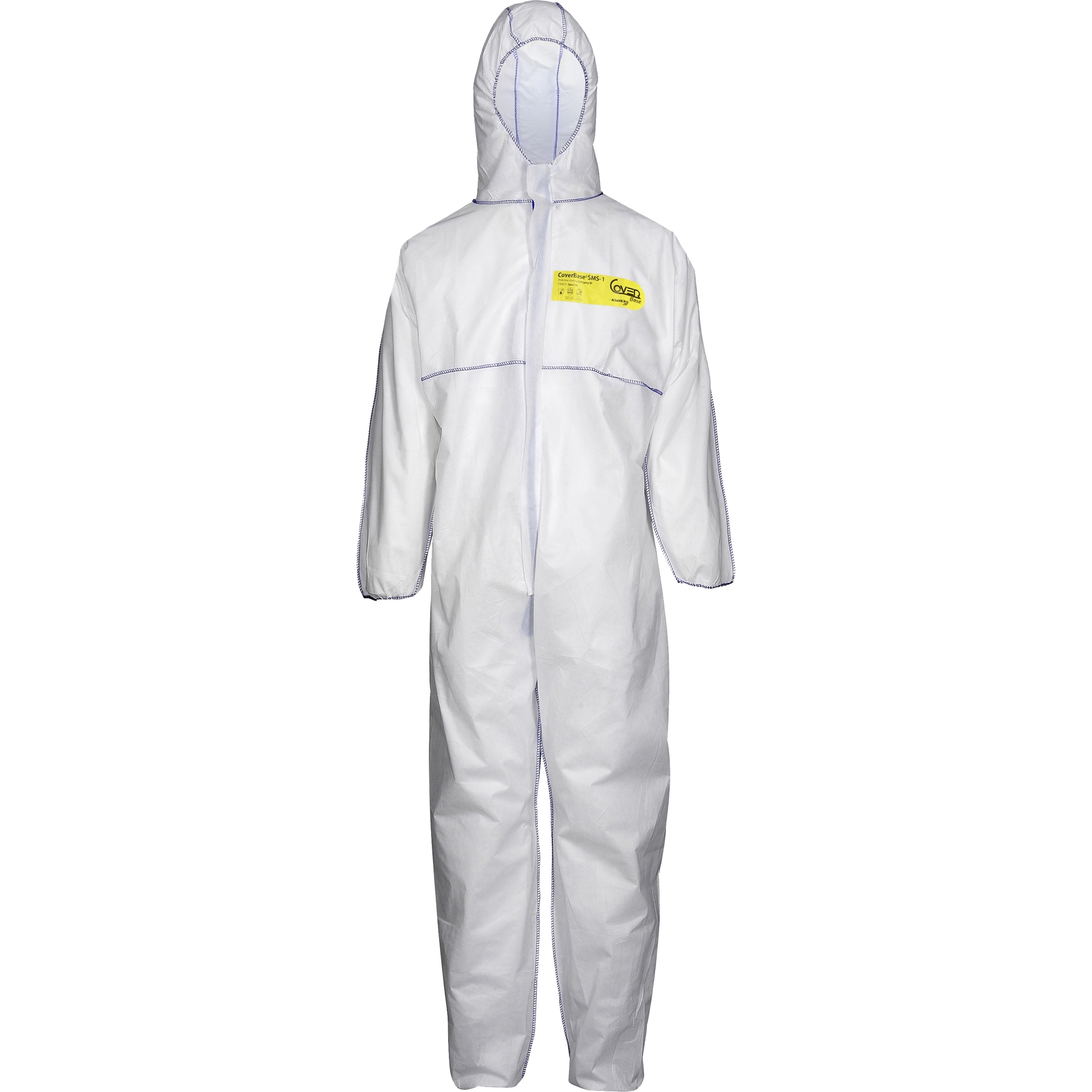 SMS-1_1 CoverBase SMS-1 protective coverall (SMS) cat. III type 5 + 6 white