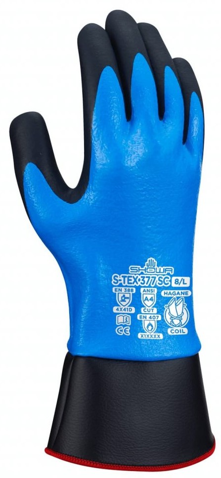 Showa S-TEX 377SC Nitrile Cut Protection Gloves Level D
