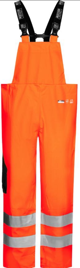 Lyngsøe LR9059 Warnschutz-Regenlatzhose PU/PVC