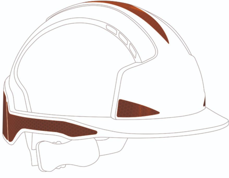 JSP AHV390 CR2 Reflective Kit Sticker for EVOLite