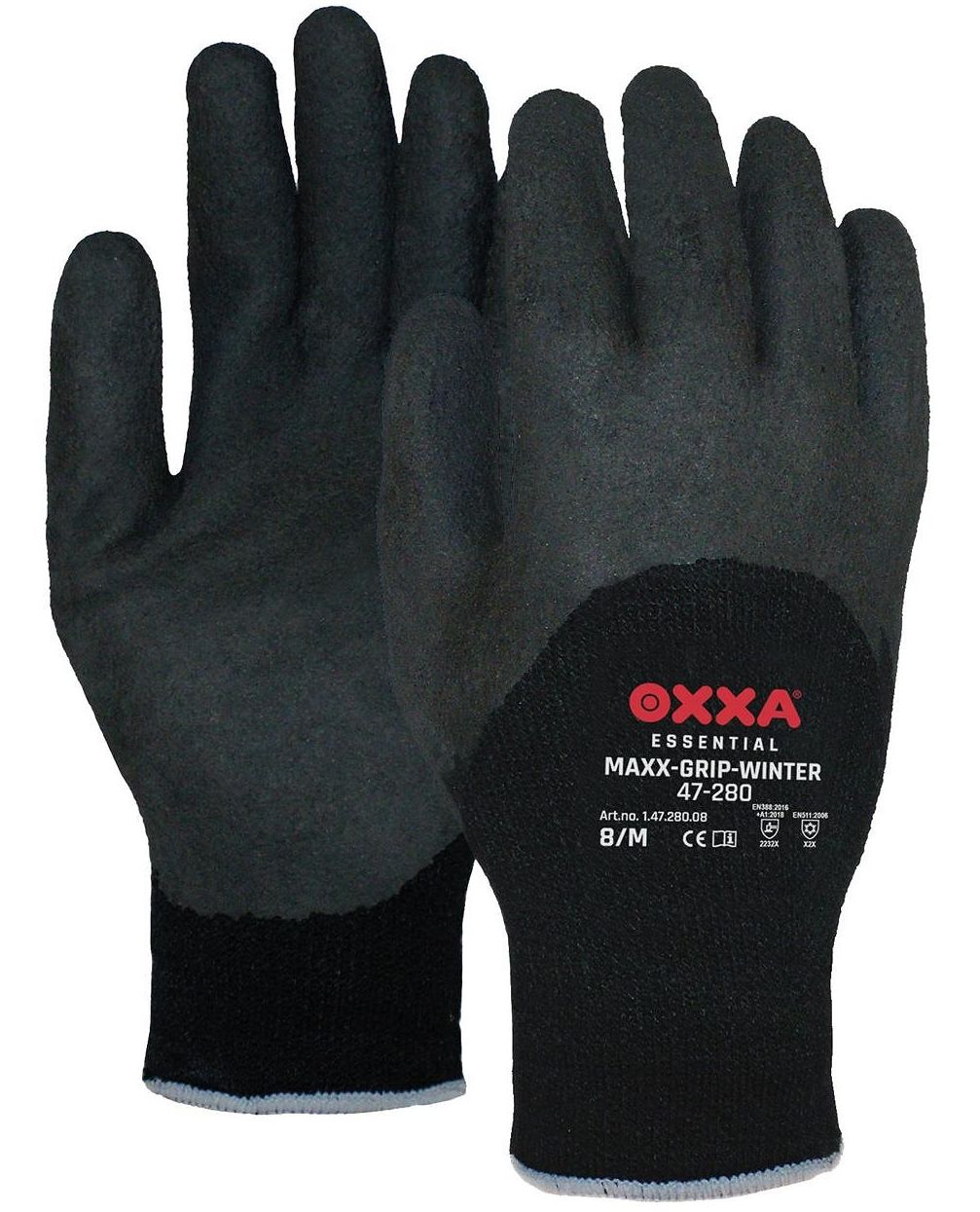 14728000_Z06_01 OXXA Maxx-Grip-Winter 47-280 protective gloves 3/4 coated