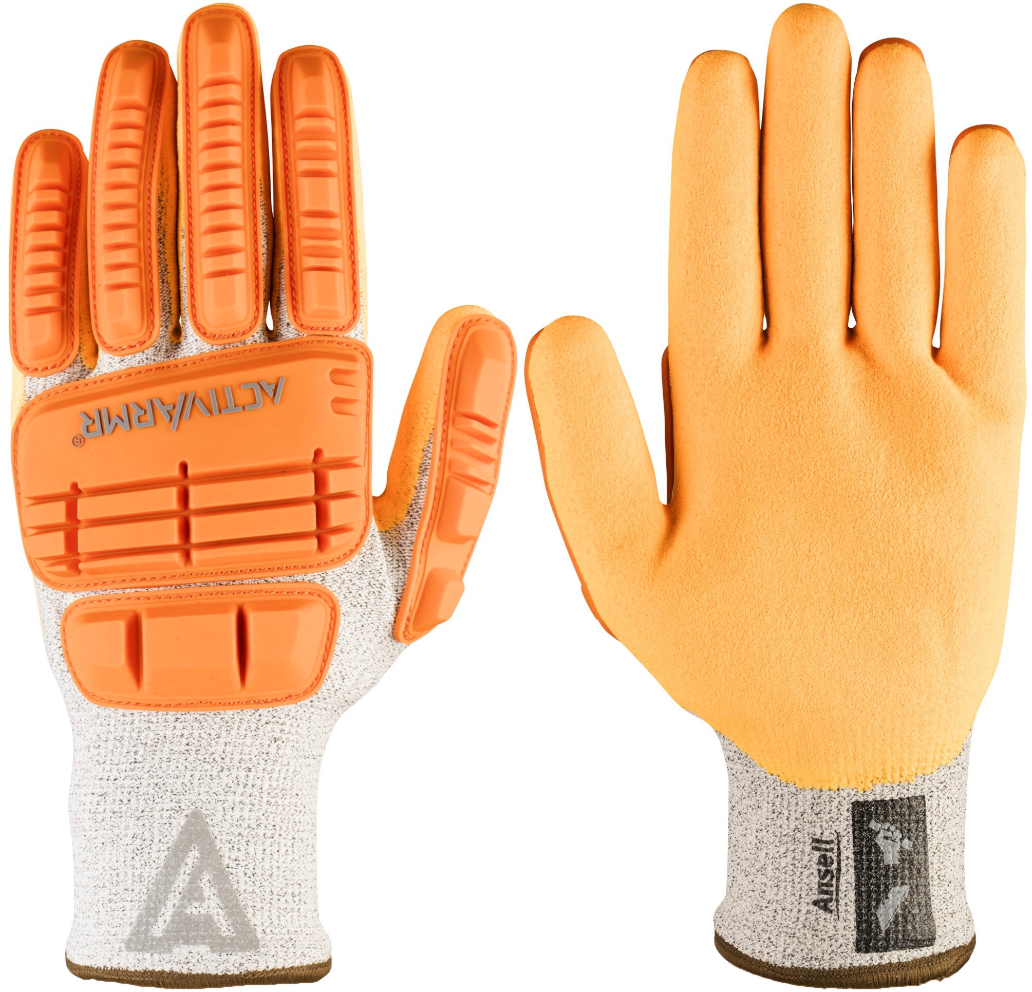 ActivArmr-97-125_03B Ansell ActivArmr 97-125 cut resistant gloves orange
