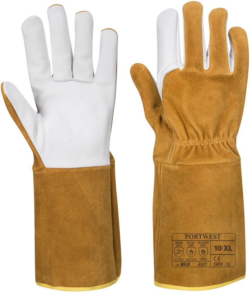 aa11 Portwest A521-WIG Ultra Goatskin Type A Welding Gloves