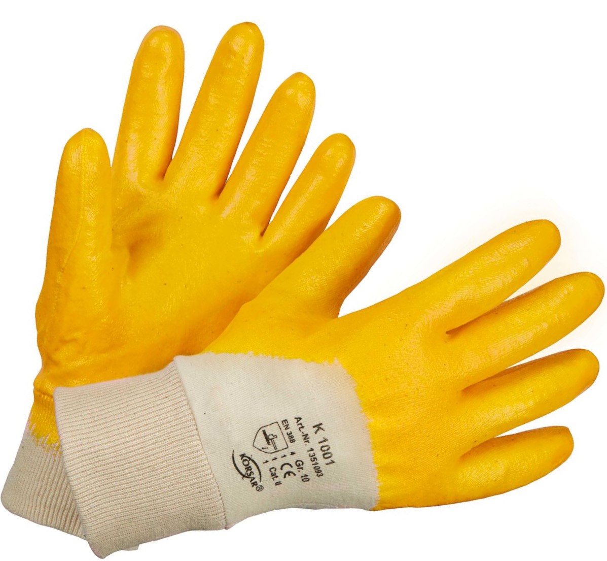Corsair K 1001 nitrile protective gloves 3/4 coated
