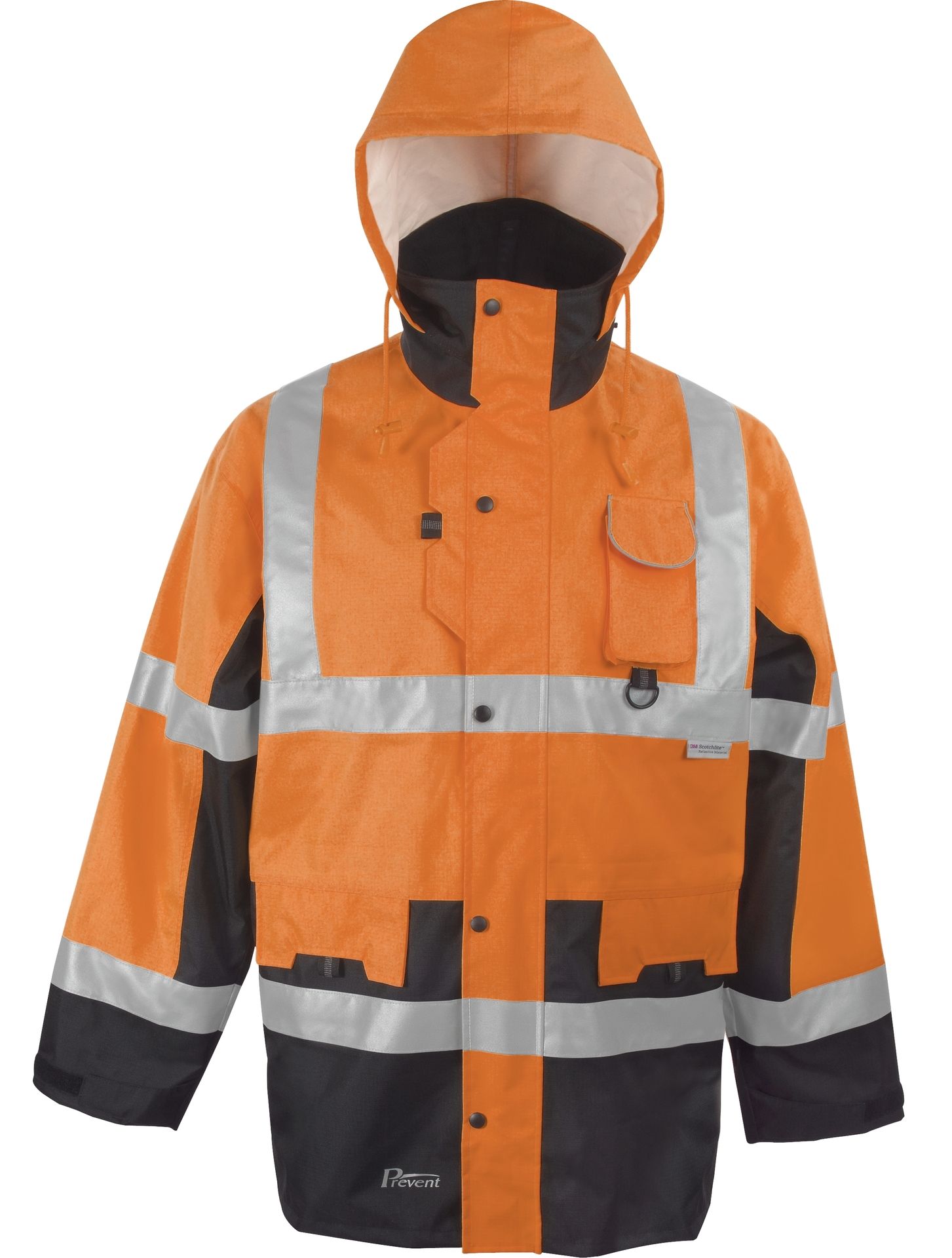 3360_2 Prevent 3160 Warning protection parka 5 in 1 bright yellow-black