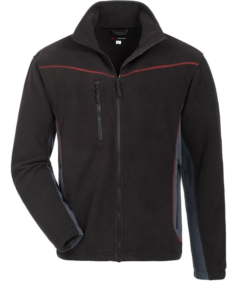 233125ujrOV09iITKl Craftland 23312 BEKASINE fleece jacket black-grey