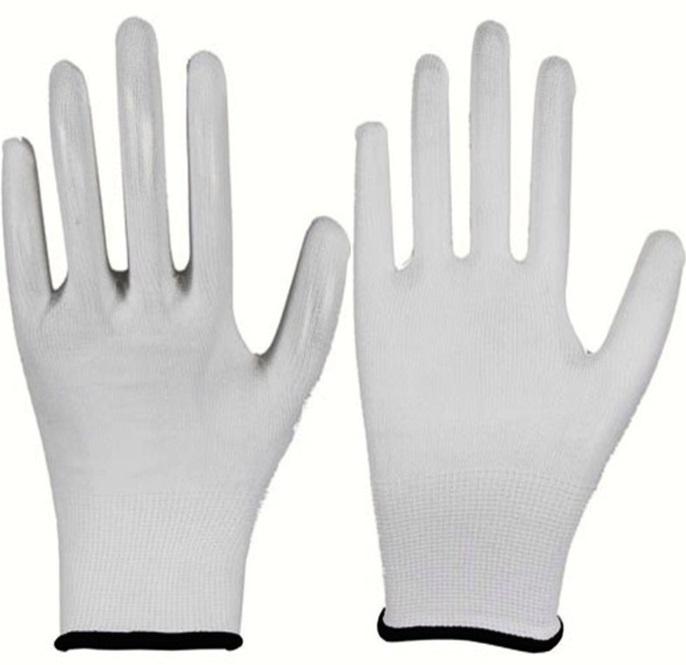 1122-3 Solidstar 1122 Nylon protective gloves white