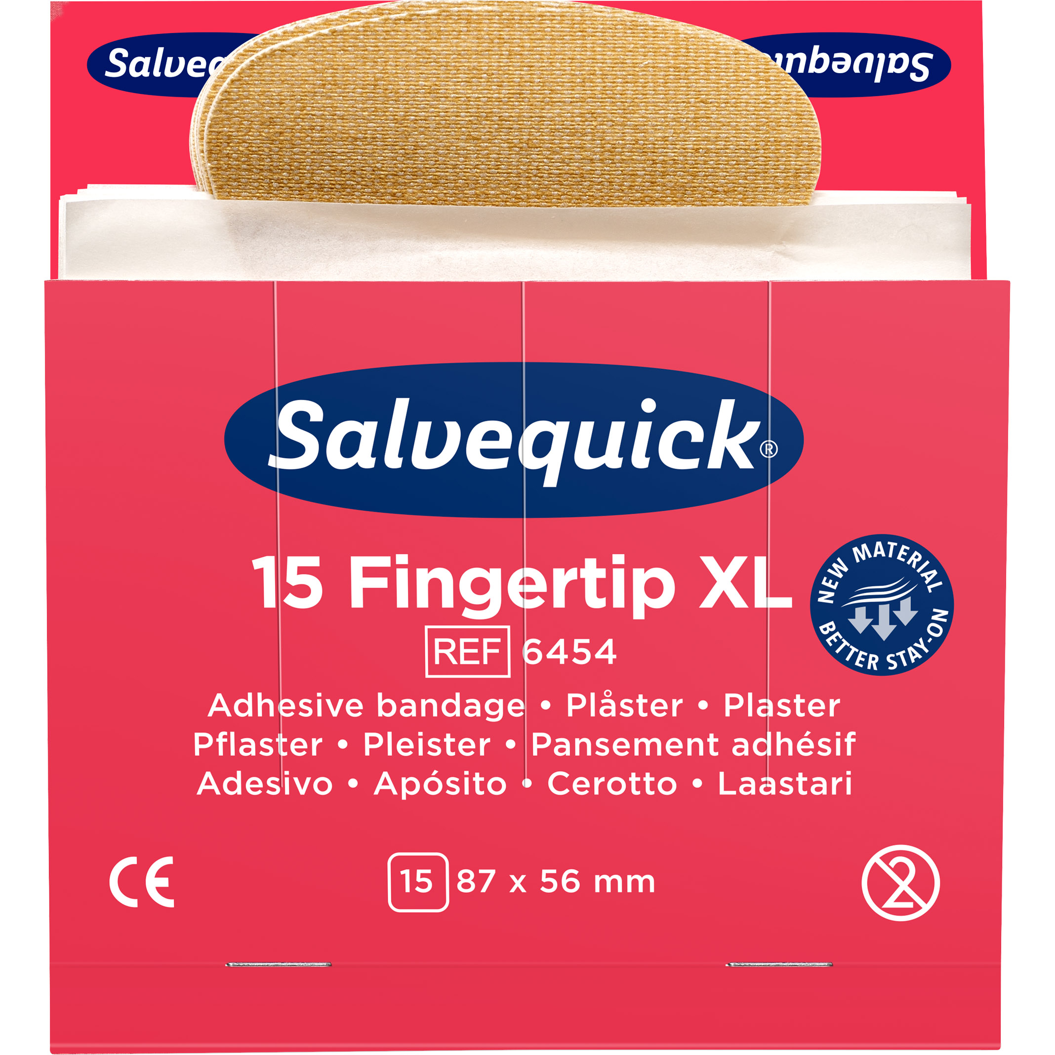 6454-1 Salvequick 6454 Fingerkuppenpflaster