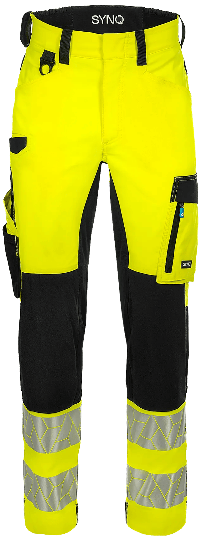 SYNQ® Nopaque 113WA2OAA Kniepolstertaschen Warnschutzhose mit Stretch-Zonen