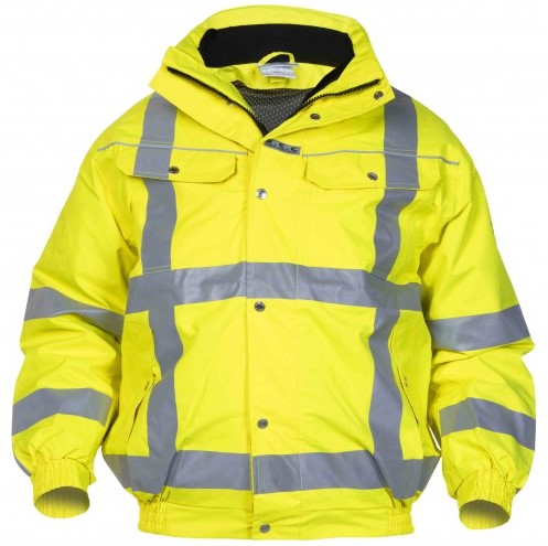 1WWCjSDF5zcPH4 Hydrowear Foxhol 04021602P High visibility rain pilot jacket fluorescent yellow