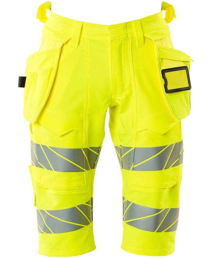 19349-711-17_P01_1000pxWeb Mascot ACCELERATE SAFE 19349-711 High visibility shorts long with hanging pockets