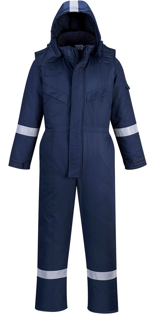 FR53NAR Portwest Bizflame FR53 Flame retardant, Antistatic Winter Overall