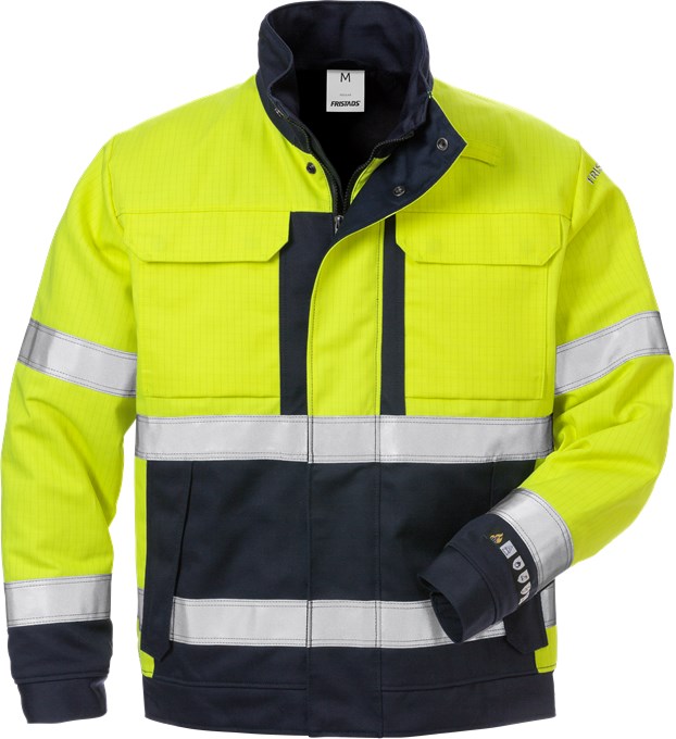 24350c2dac3421eddec0dd86d5df4ce9 Fristads 125944 Flame High Vis winter jacket 4588 FLAM