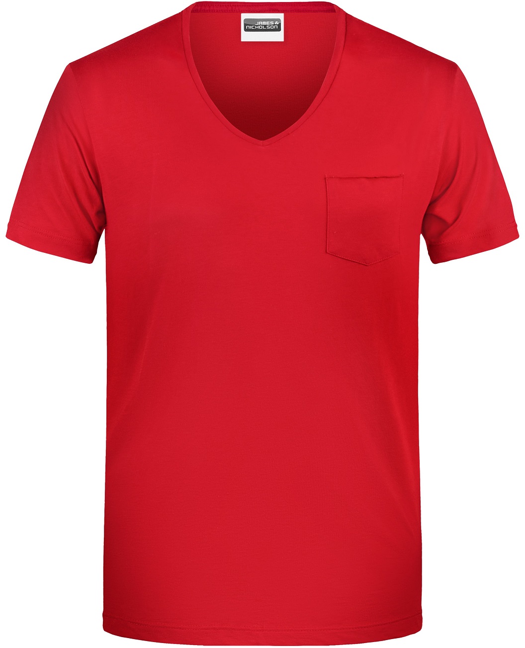 James & Nicholson 8004 Men Basic T-Shirt Pocket in 5 Colors
