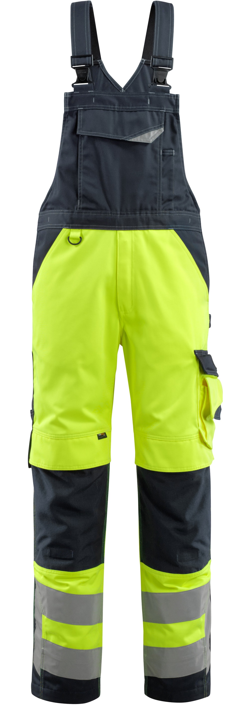 newcastle_15569-860-17010_p01-2 Mascot NEWCASTLE 15569-860 Warnschutz-Latzhose mit Knietaschen