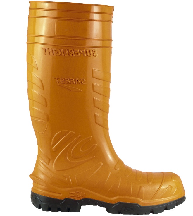 COFRA PU safety boots PALESE S5 CI SRC orange against chemicals and cold to -25 °C