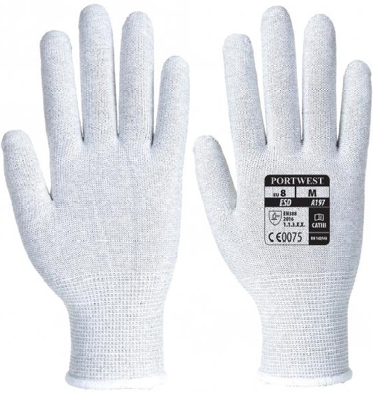 a197grr-1 Portwest A197 Antistatic Shell ESD gloves uncoated