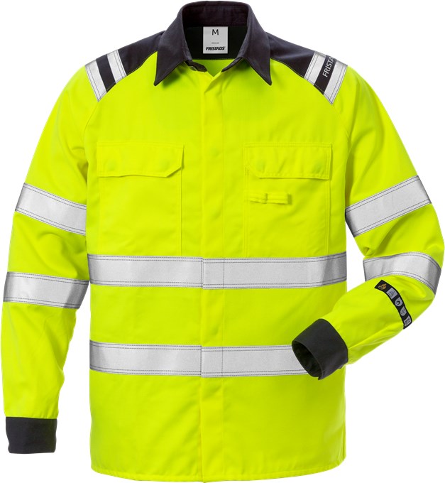 124178-b1-6 Fristads 124178 Flamestat High Vis Shirt 7050 ATS