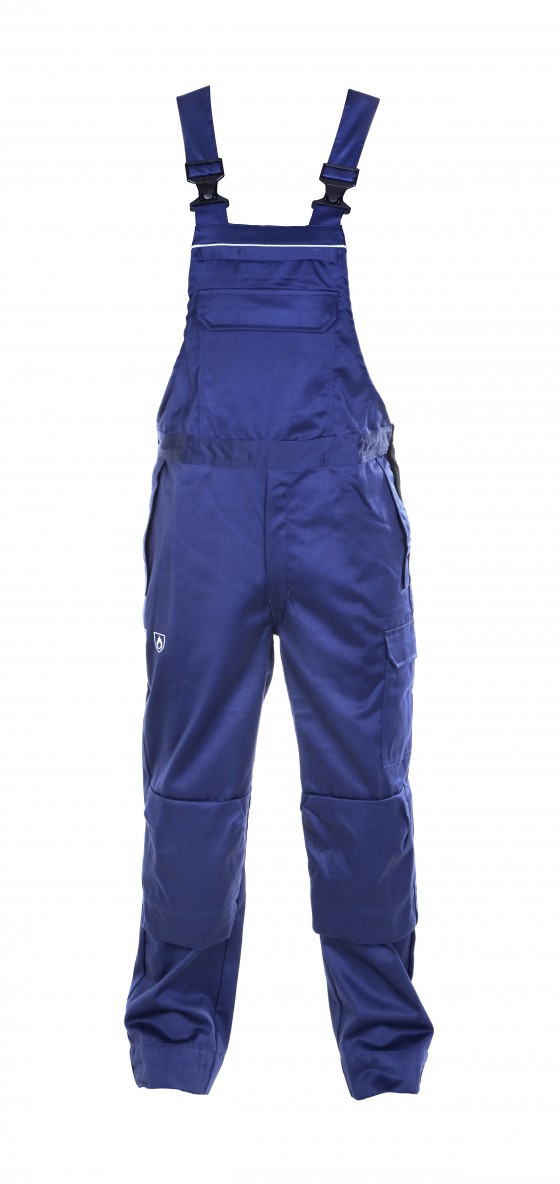 Hydrowear 043451K Maarssen Multi Cotton Dungarees Royal Blue