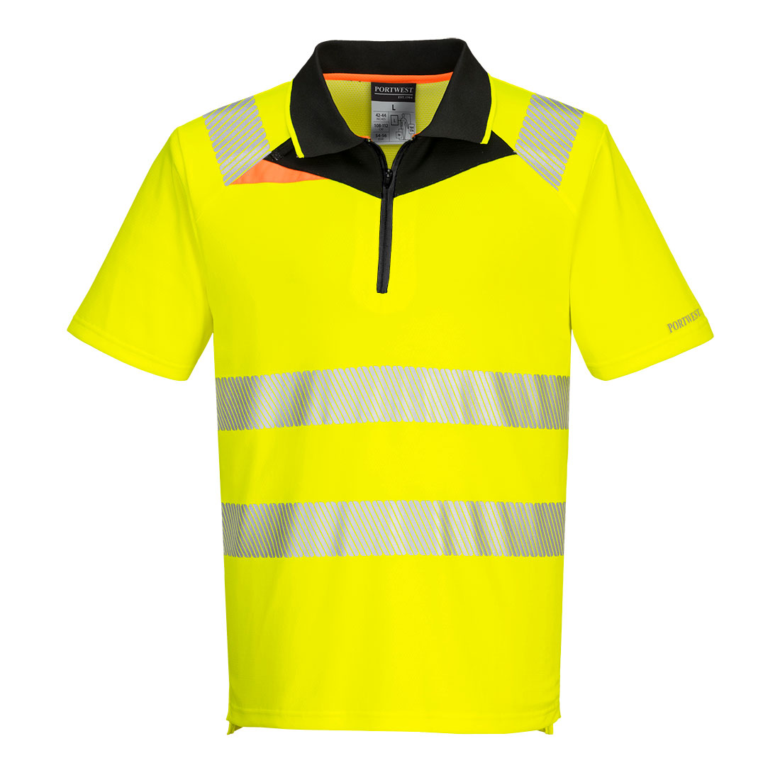 DX412YBR Portwest DX412 - DX4 high visibility polo shirt class 2