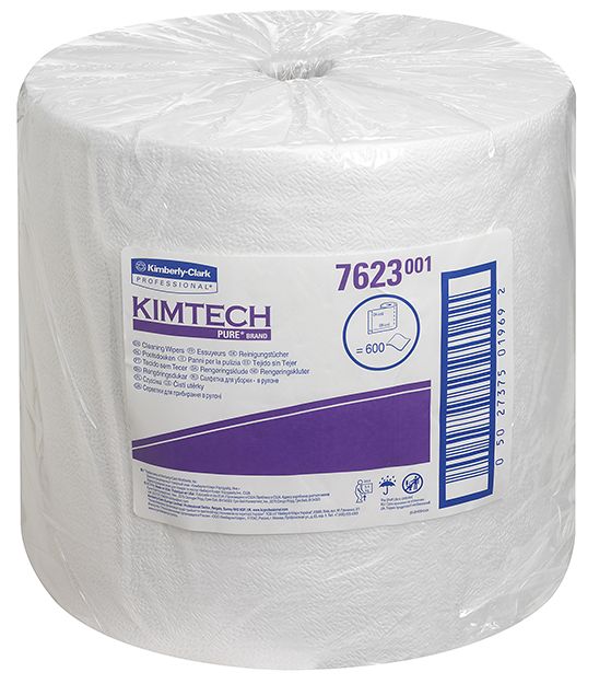 Kimberly Clark Kimtech Pure 7623 Wipes Large Roll