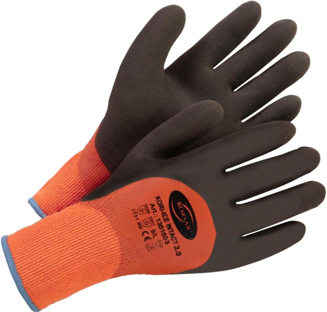 100_35136 Korsar Kori-Ice Intact 2.0 latex foam cold protection gloves up to -30 °C