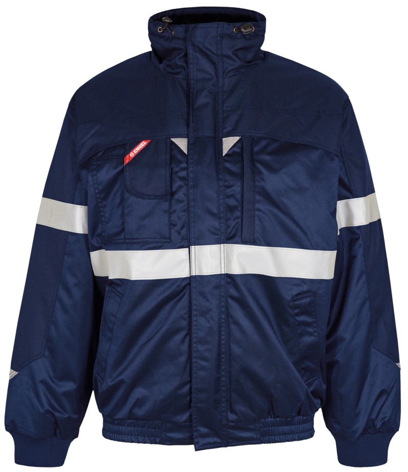 Engel 1211-9120 Enterprise pilot jacket with reflective stripes