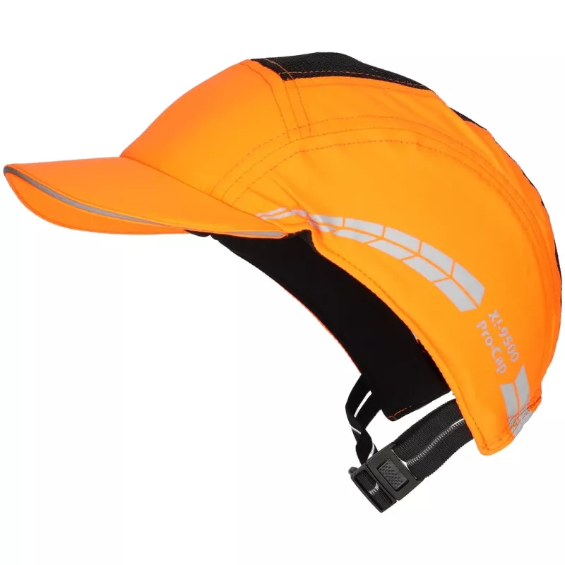 Pro-Fit 9551 Anstoßkappe X!-9500 Pro Cap, neonorange, Schirm 5 cm