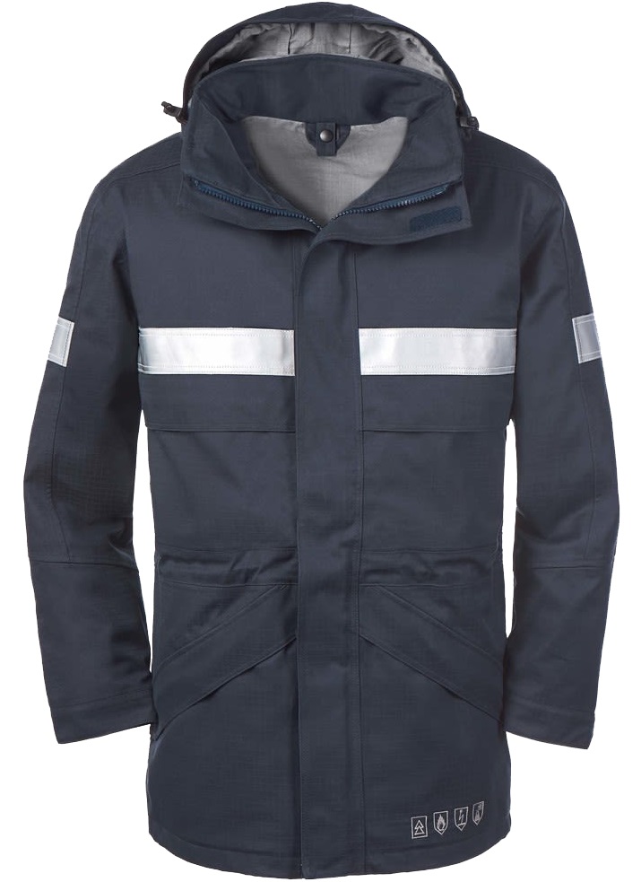4 Protect OTTAWA 3500 Multinorm marine jacket with reflective stripes