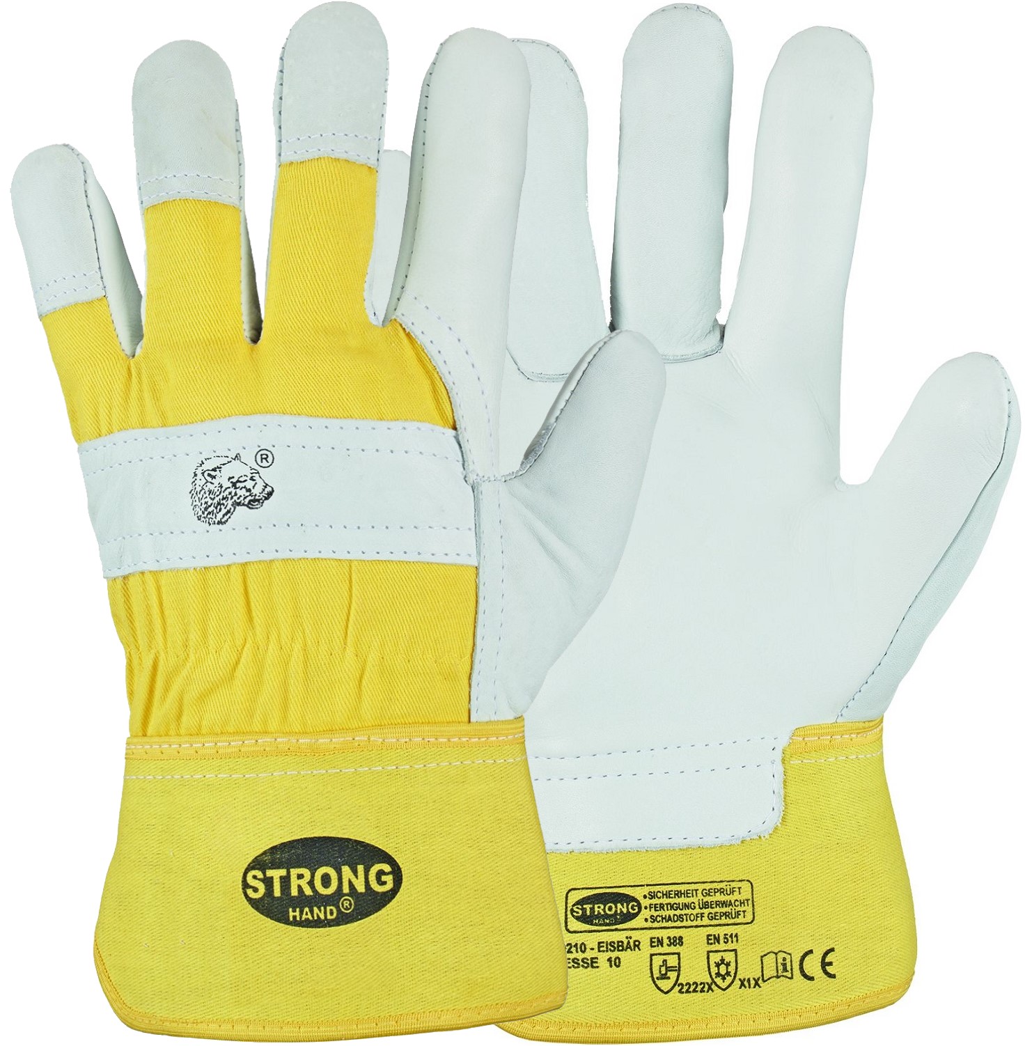 Stronghand 0210 Polar Bear Cowhide Cold Protection Gloves