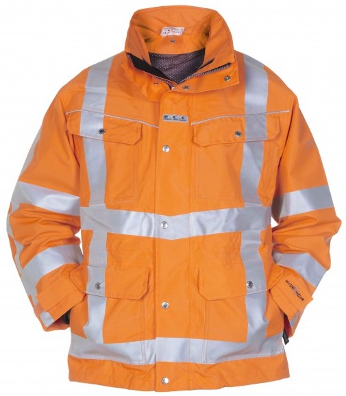 Hydrowear Franeker 0402600 High visibility rain parka