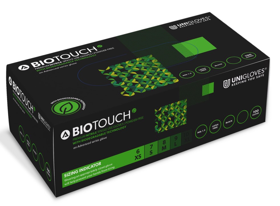 Unigloves Bio Touch Black