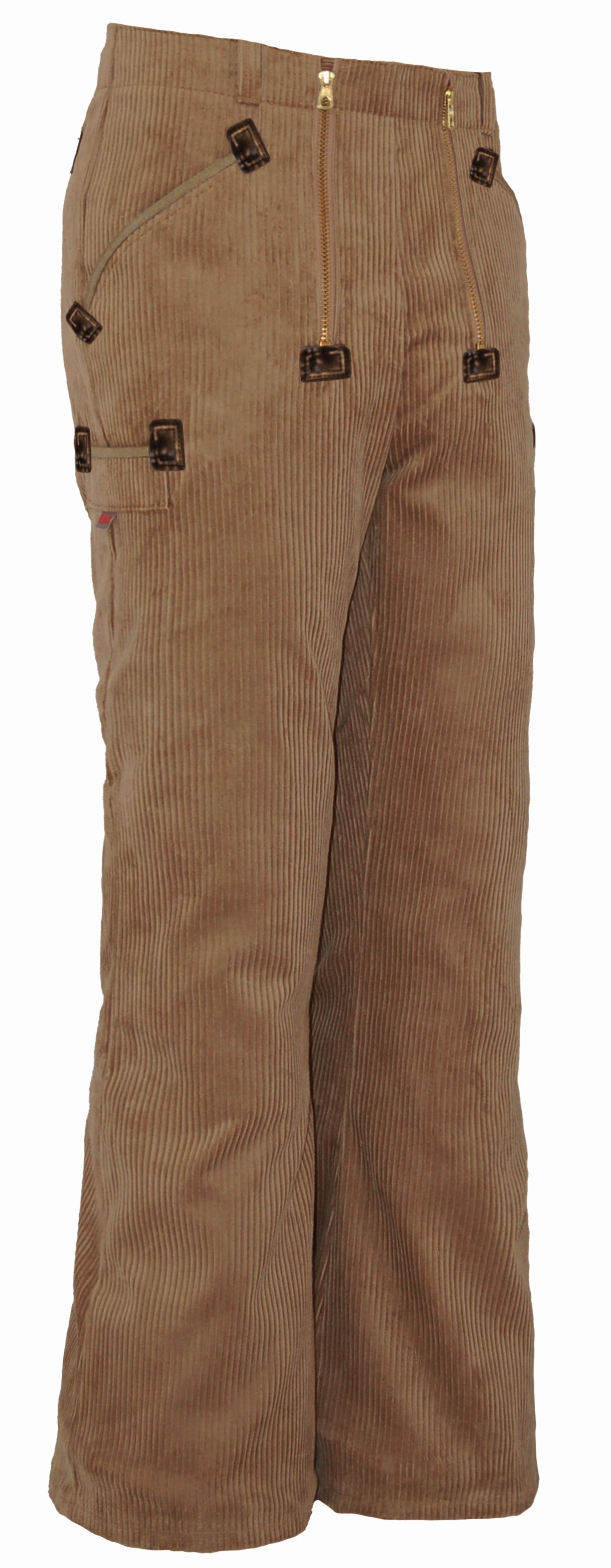 eiko6 Eiko Donau Trenkercord Flared Trousers beige