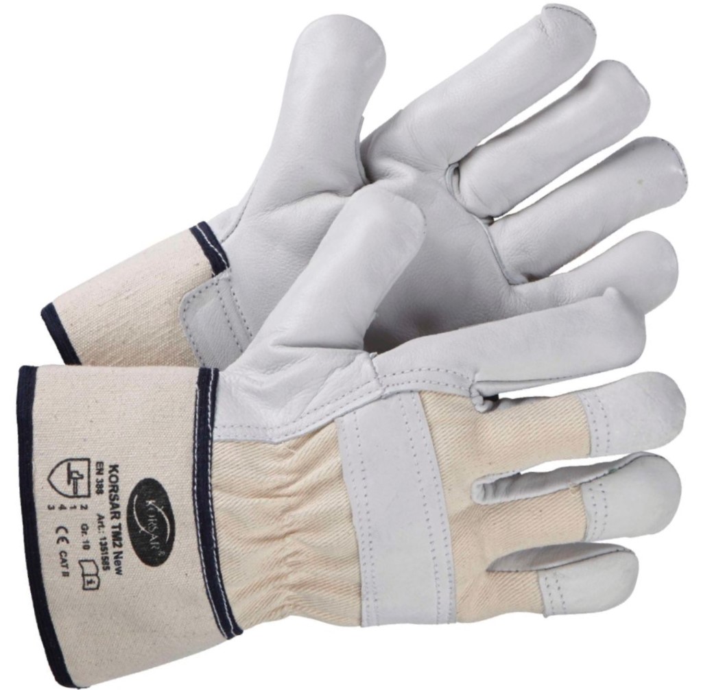 100_44855 Korsar TM2 New cow grain leather protective gloves