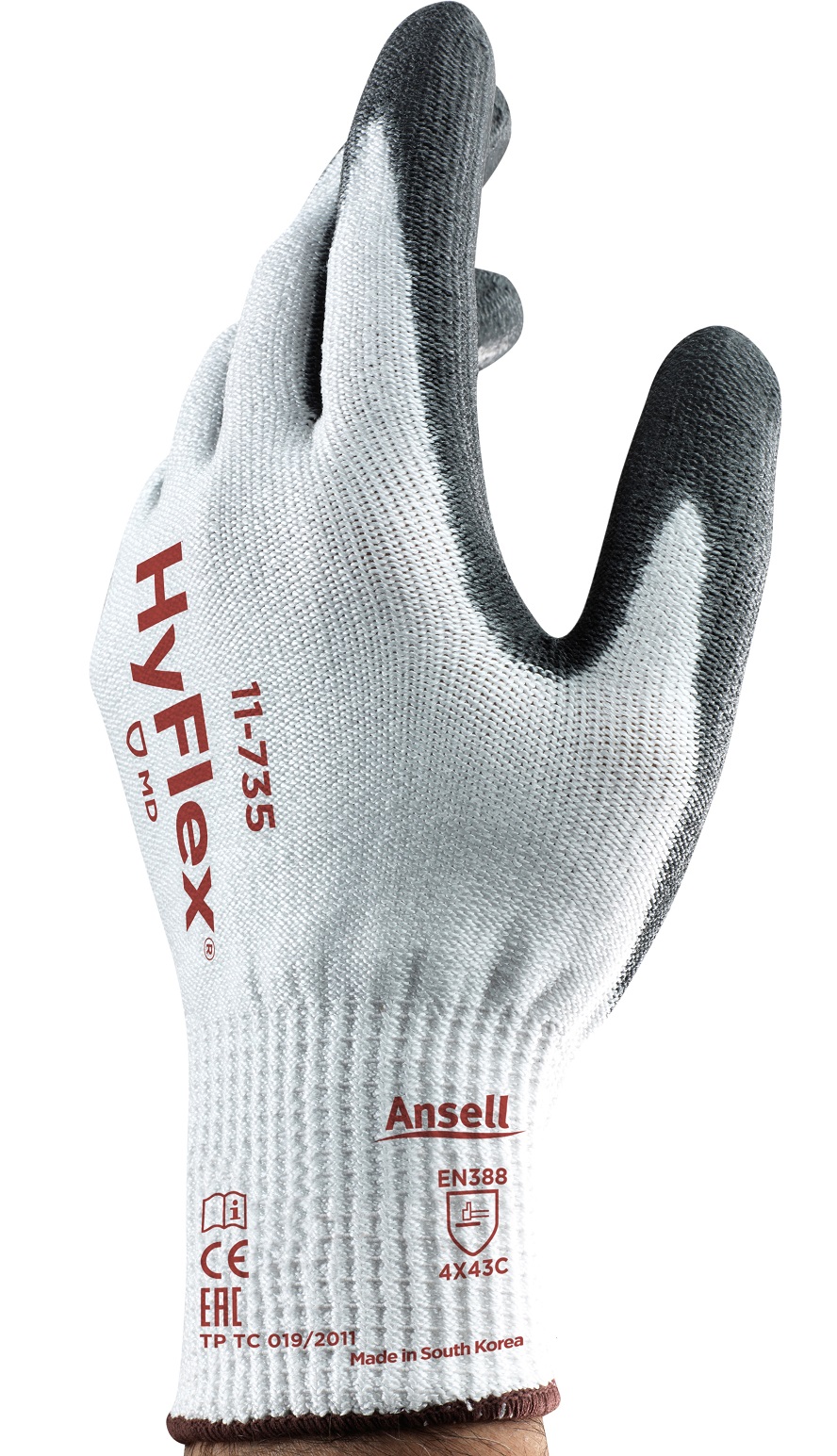 Ansell HyFlex 11-735 PU-Schnittschutzhandschuhe Level C