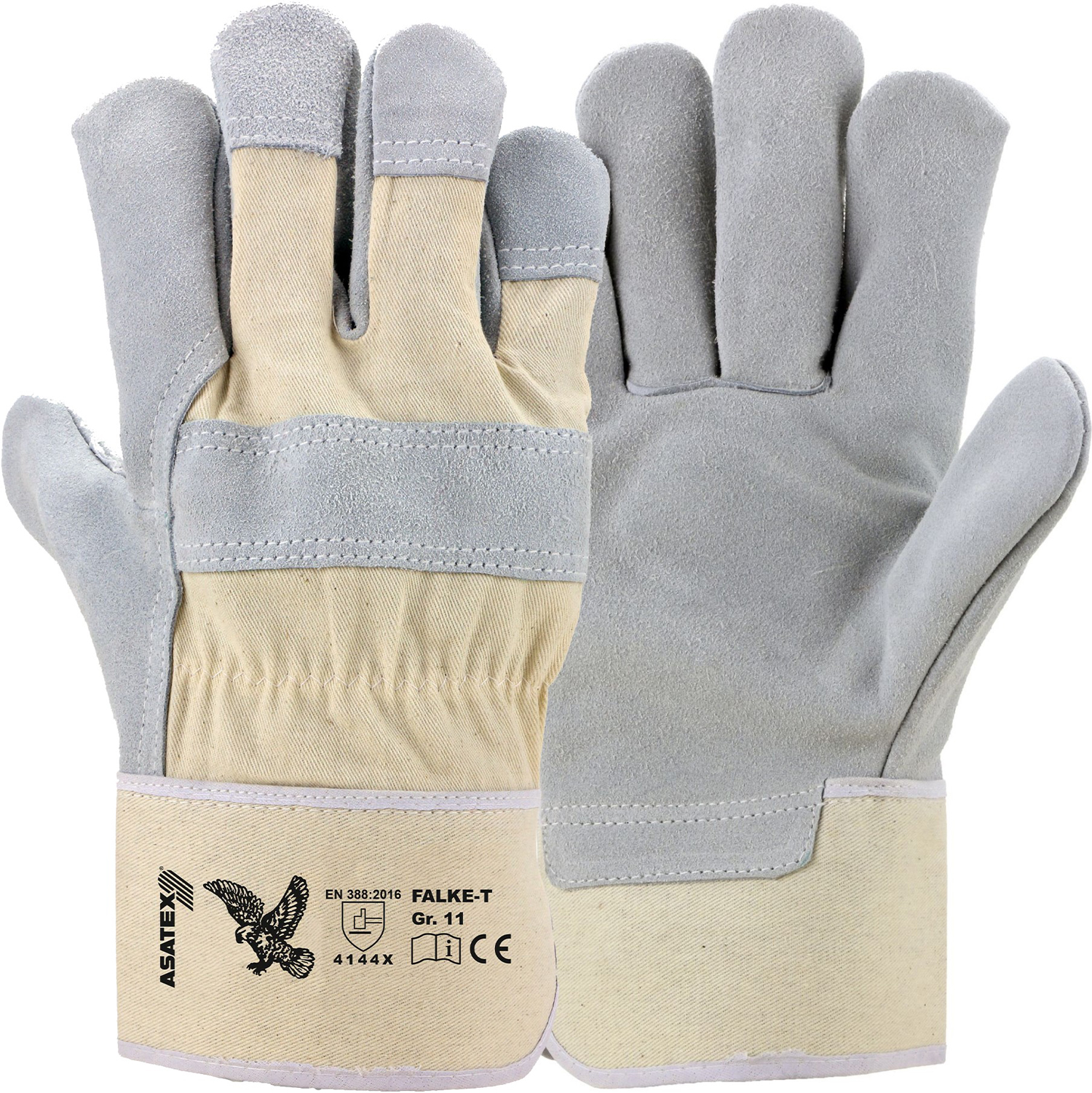 asatex-falke-t FALKE-T cow split leather protective gloves