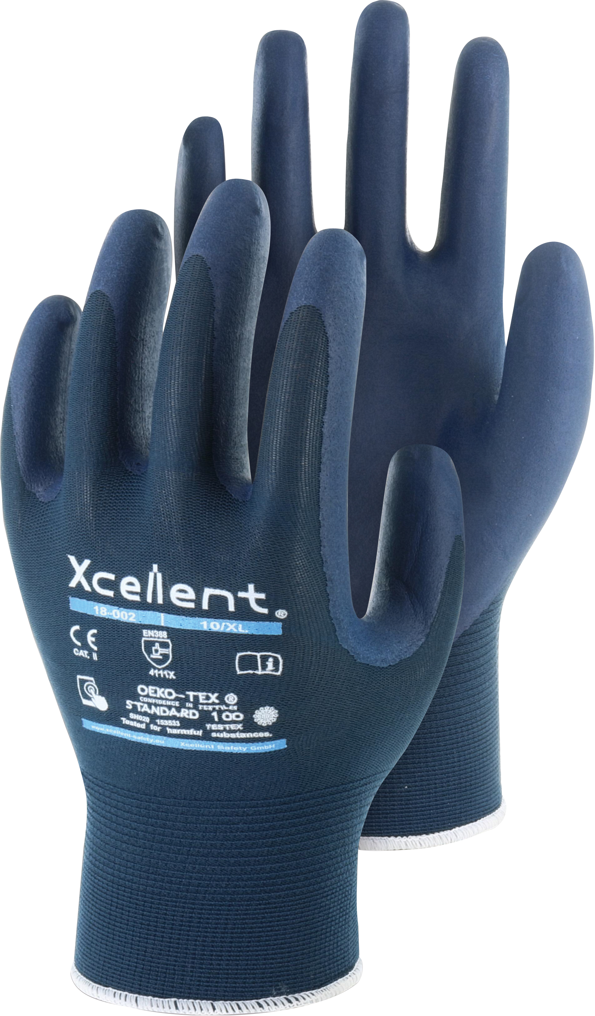 XC18002 Triuso Xcellent XC18002 nitrile assembly gloves