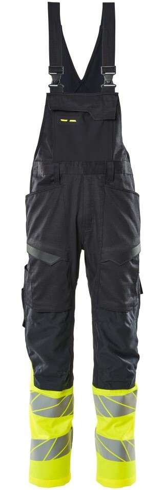 Mascot ACCELERATE SAFE 19669-236 High visibility dungarees with knee pockets