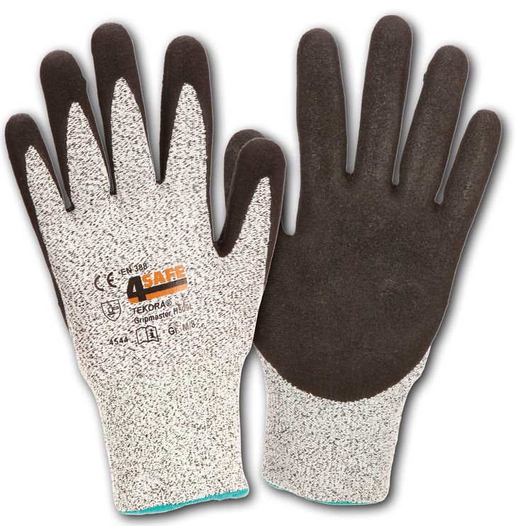 4Safe H509L Tekora Gripmaster cut resistant gloves grey