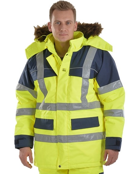 131-2099-6103-p Ocean 131-2099 Medusa Polar Jacket with 4 big pockets High-Vis Rain Jacket