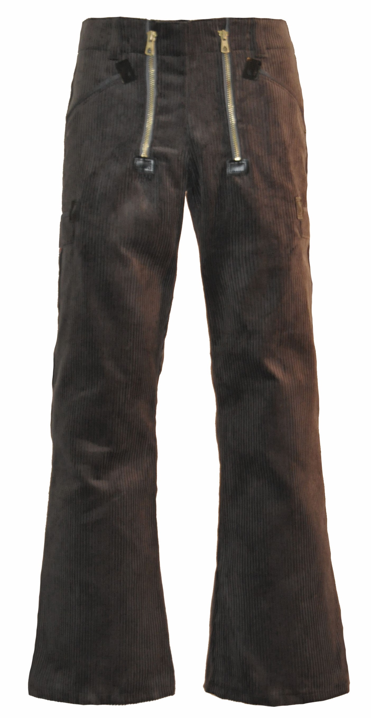 Eiko Donau Trenkercord flare trousers gray