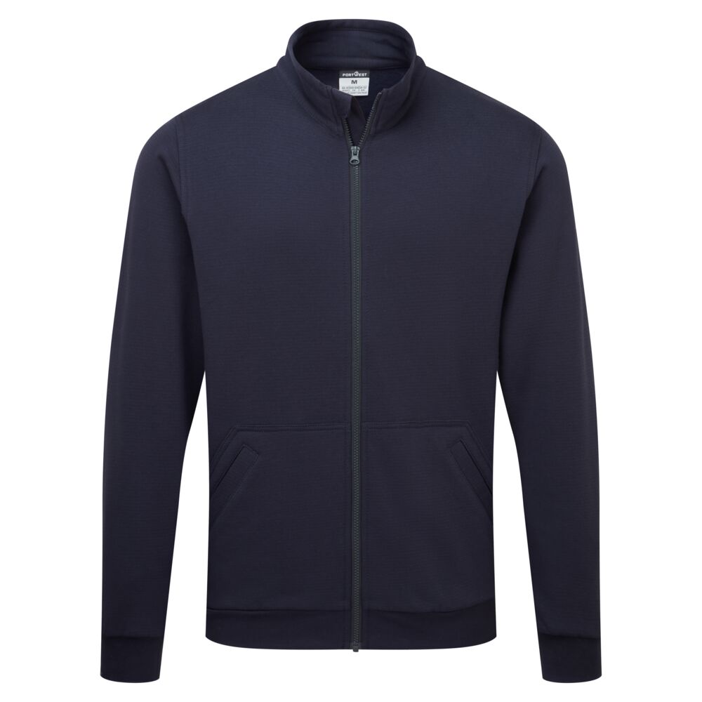 Portwest AS25 antistatisches ESD-Sweatshirt mit Reißverschluss