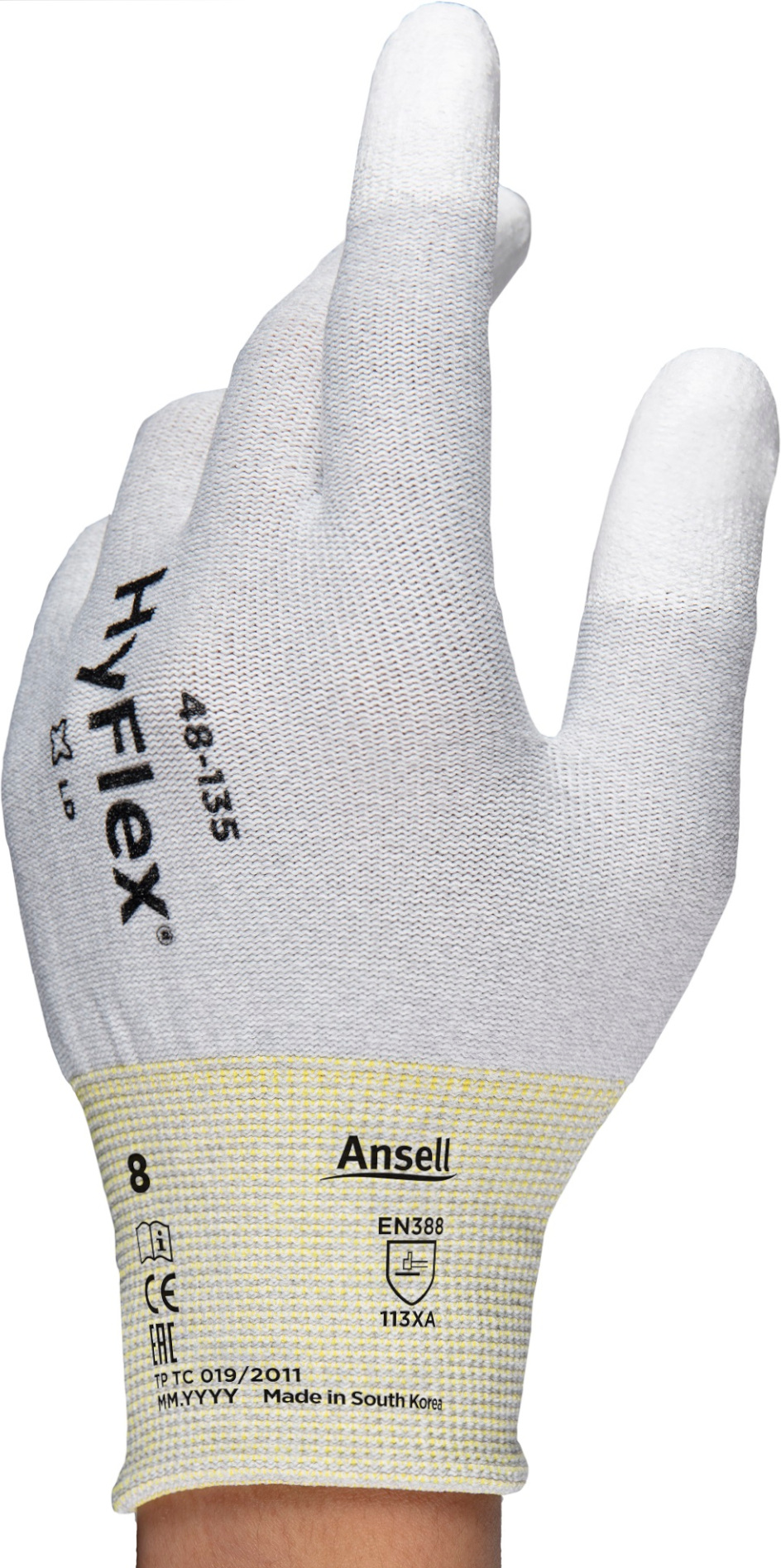 Ansell HyFlex 48-135 PU-Schutzhandschuhe teilbeschichtet