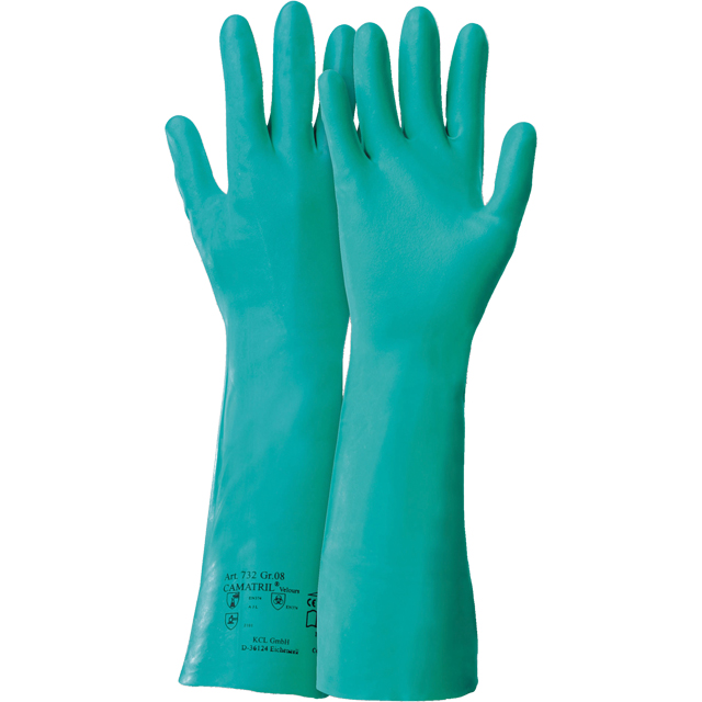 boe-732 KCL Camatril 732 Nitrile chemical protective gloves