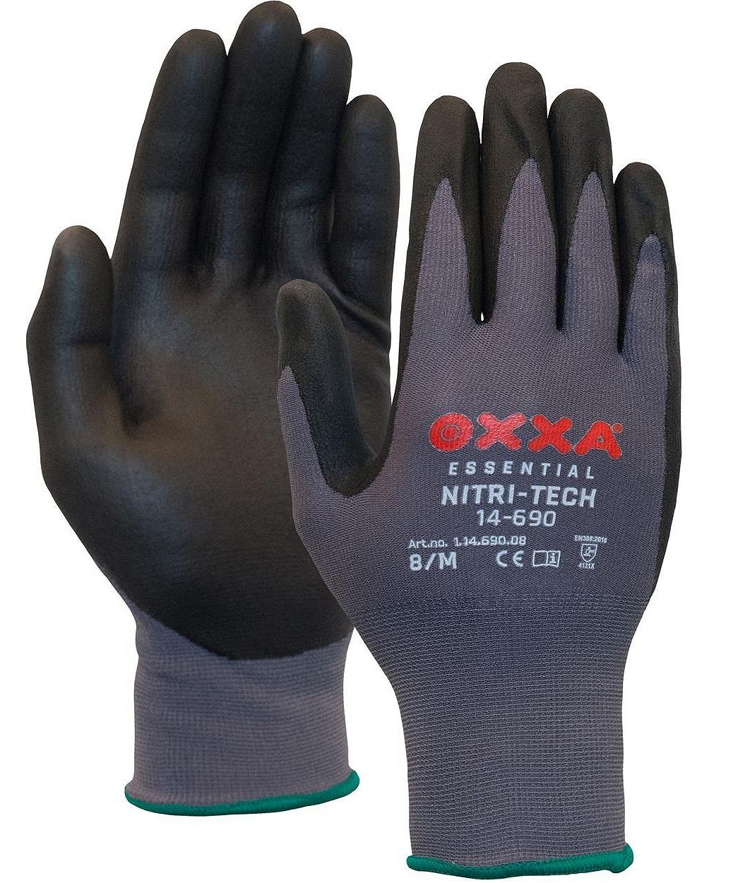 OXXA Nitri-Tech 14-690 nitrile foam protective gloves